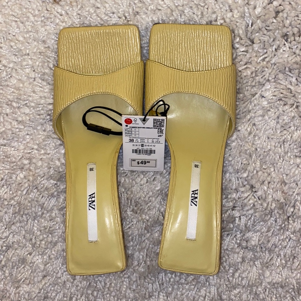 Zara heeled sandals - NWT size 7.5
